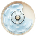 PetDreamHouse SPIN Interactive Slow Feeder For Cats & Dogs (Baby Blue UFO Maze)