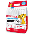 10% OFF: Petkin Germ Removal Pet Wipes For Cats & Dogs (Travel Pack) 100ct