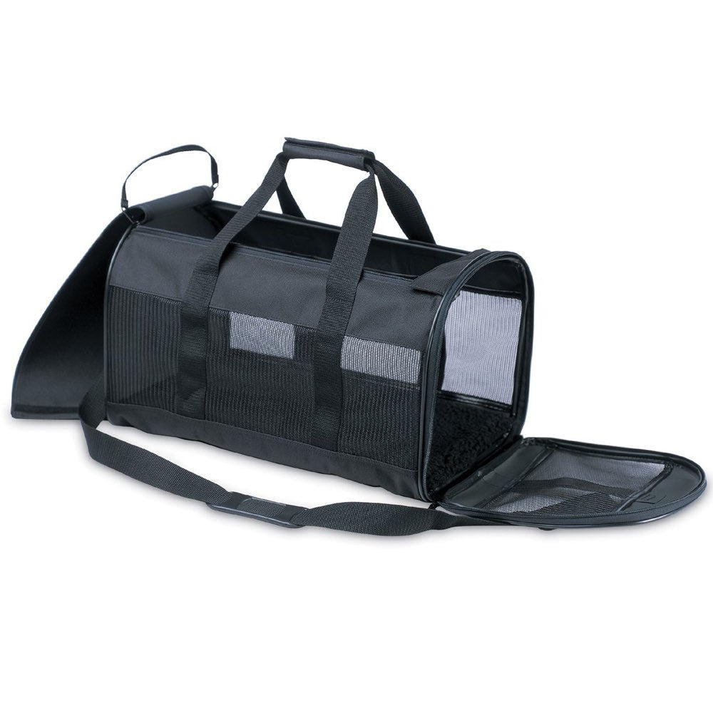Petmate Pet Taxi Soft Sided Pet Carrier - Black - Kohepets