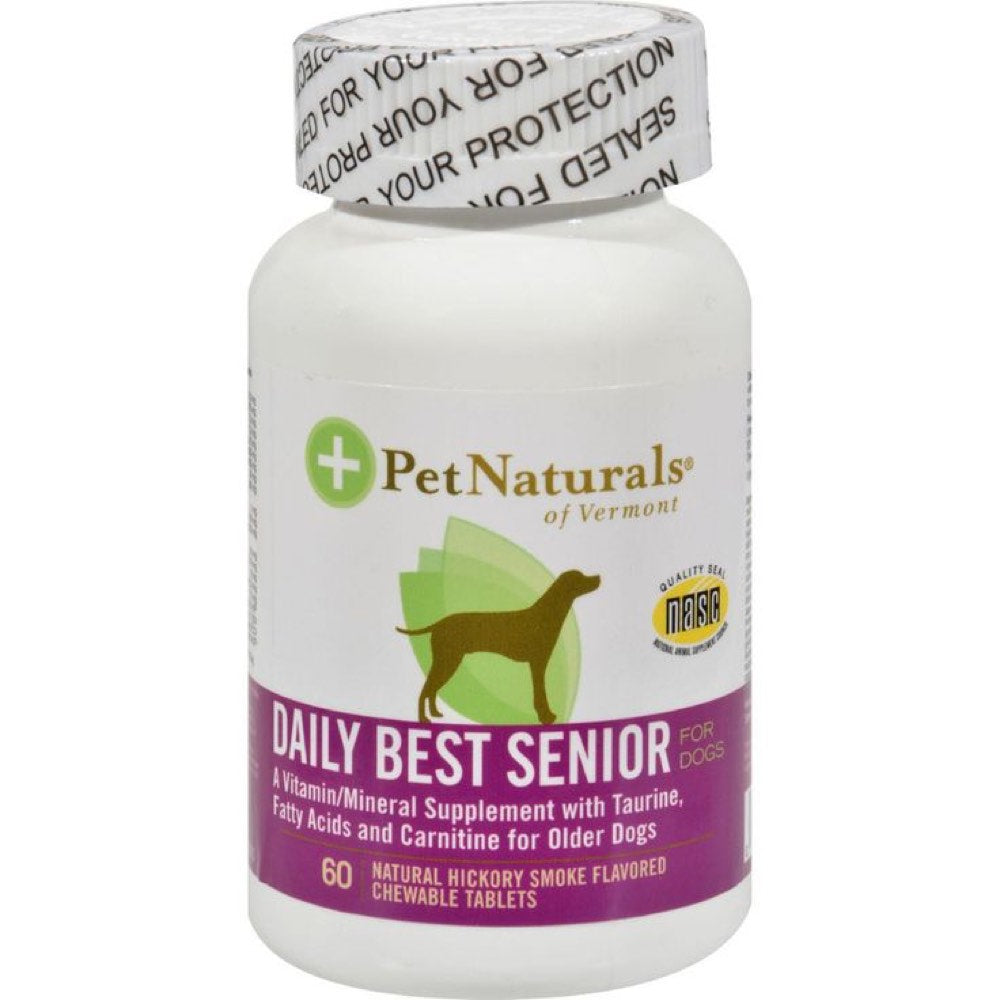 Pet Naturals of Vermont Daily Best Senior for Dogs 60 tabs - Kohepets