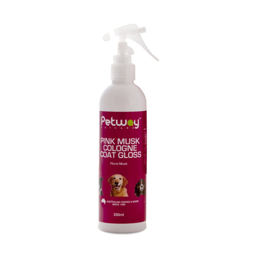 Petway Petcare Pink Musk Cologne Coat Gloss For Dogs 250ml - Kohepets