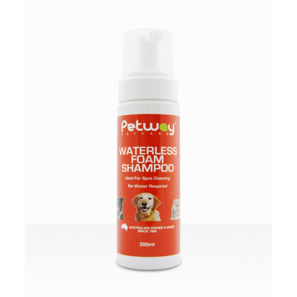 Petway Petcare Waterless Foam Dog Shampoo 200ml - Kohepets