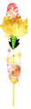 Petz Route Sunflower Cat Stick Teaser Toy - Kohepets