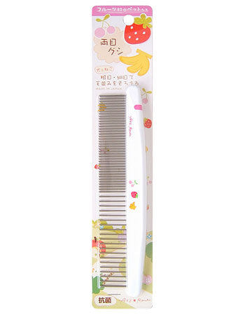 Petz Route Fruit Series Fine & Coarse Teeth Comb - Kohepets