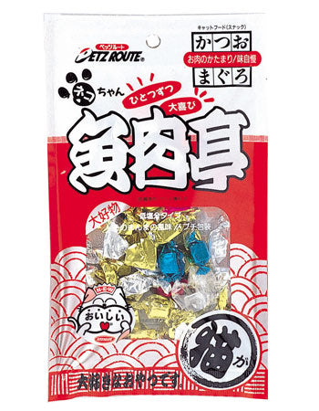 Petz Route Gyoniku Tei Dried Bonito & Tuna Cat Snack 30pcs - Kohepets