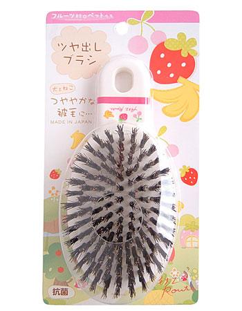 Petz Route Fruit Series Natural Bristle Brush - Kohepets