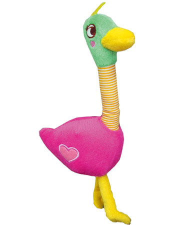 Petz Route Pink Safari Ostrich Chewing Toy - Kohepets