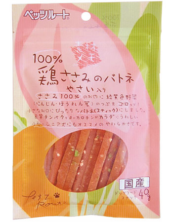 Petz Route Sasami Batonnet with Vegetables Dog Treat 40g - Kohepets