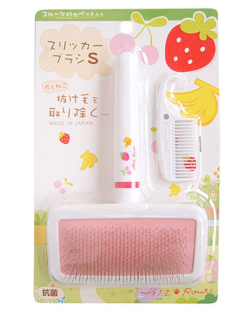 Petz Route Fruit Series Soft Slicker Brush Small - Kohepets