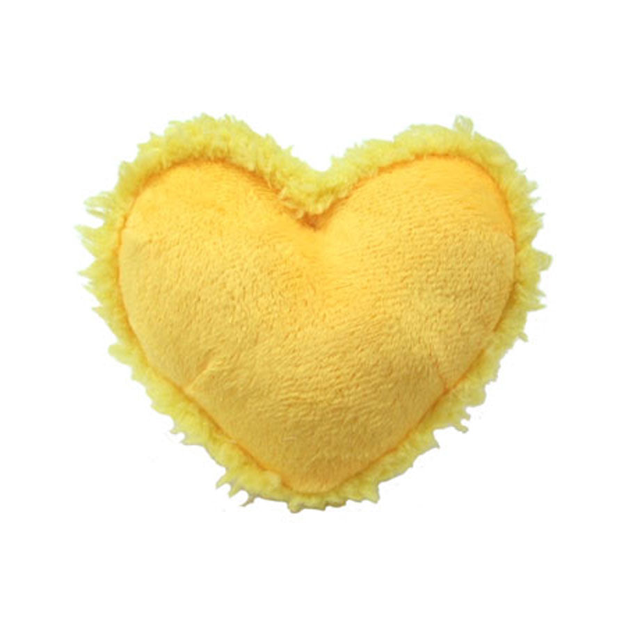 Petz Route Yellow Heart Dog Toy - Kohepets