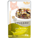 Petz Route Feast Tuna & Bonito Scallop Pouch Cat Food 60g