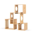 Pidan Geometrical 4-Squares Modular Cat Tree