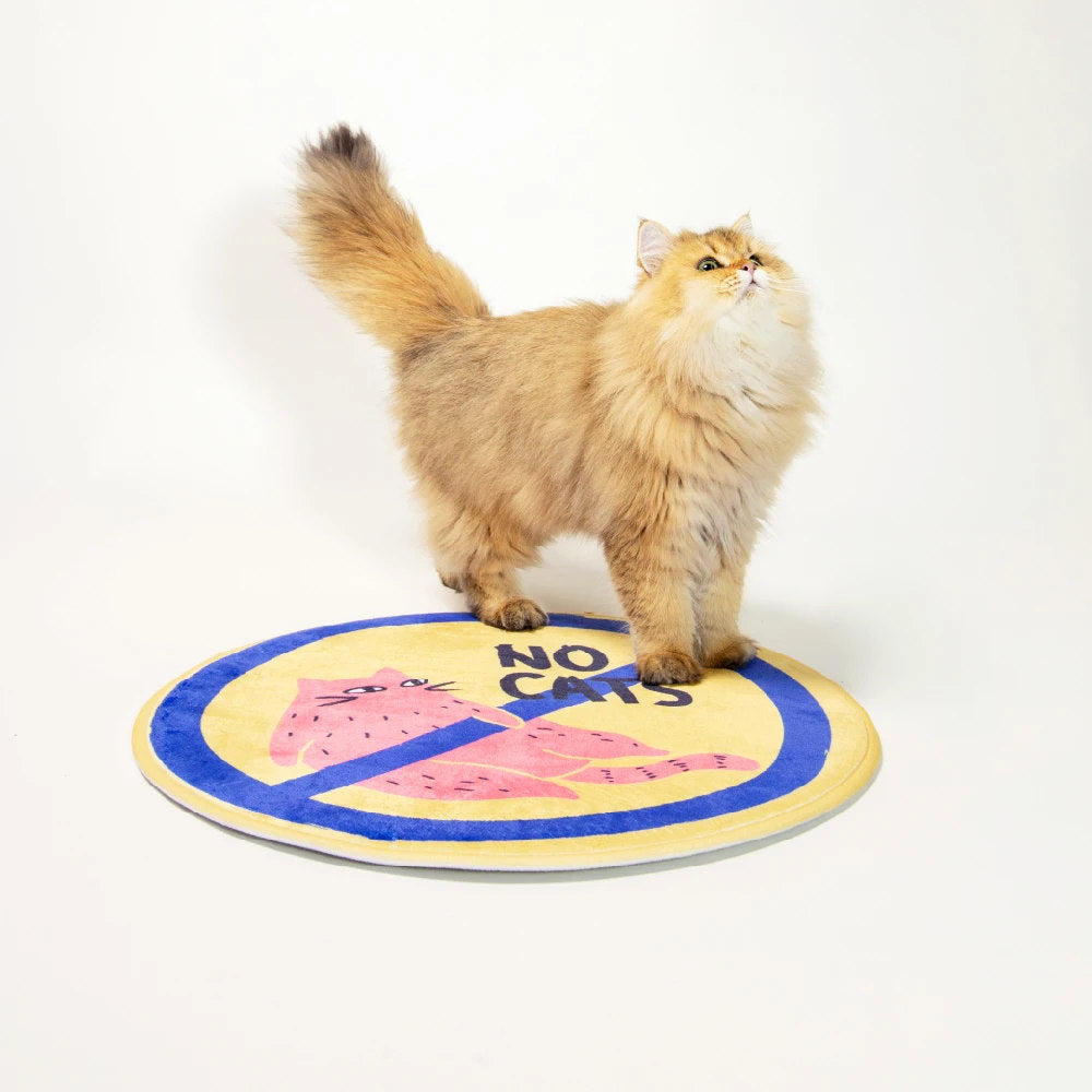 Pidan No Cats Flannel Pet Carpet - Kohepets