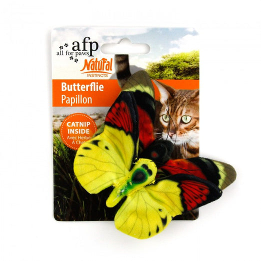 All For Paws Natural Instincts Butterflies 2pk Cat Toy - Kohepets