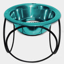 Platinum Pets Olympic Single Raised Feeder Wide Rimmed Dog Bowl 62 oz (8 Cups)