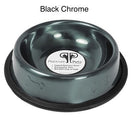 Platinum Pets Stainless Steel Embossed Non-Tip Cat Bowl