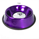 Platinum Pets Stainless Steel Embossed Non-Tip Dog Bowl 3 Cups
