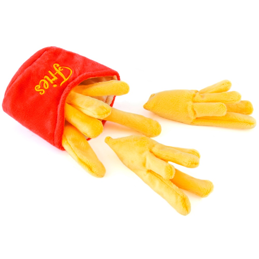 PLAY American Classic French Fries Dog Plush Toy - Kohepets