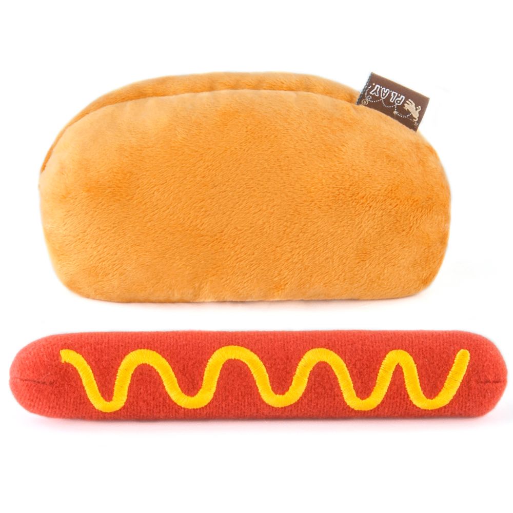 PLAY American Classic Hotdog Dog Plush Toy - Kohepets