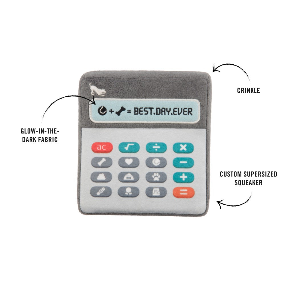 PLAY Back to School Doggie Digits Calculator Plush Dog Toy - Kohepets