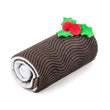 PLAY Holiday Classic Yummy Yuletide Log Plush Dog Toy - Kohepets