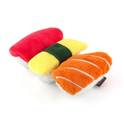 PLAY International Classic Sushi Plush Dog Toy - Kohepets
