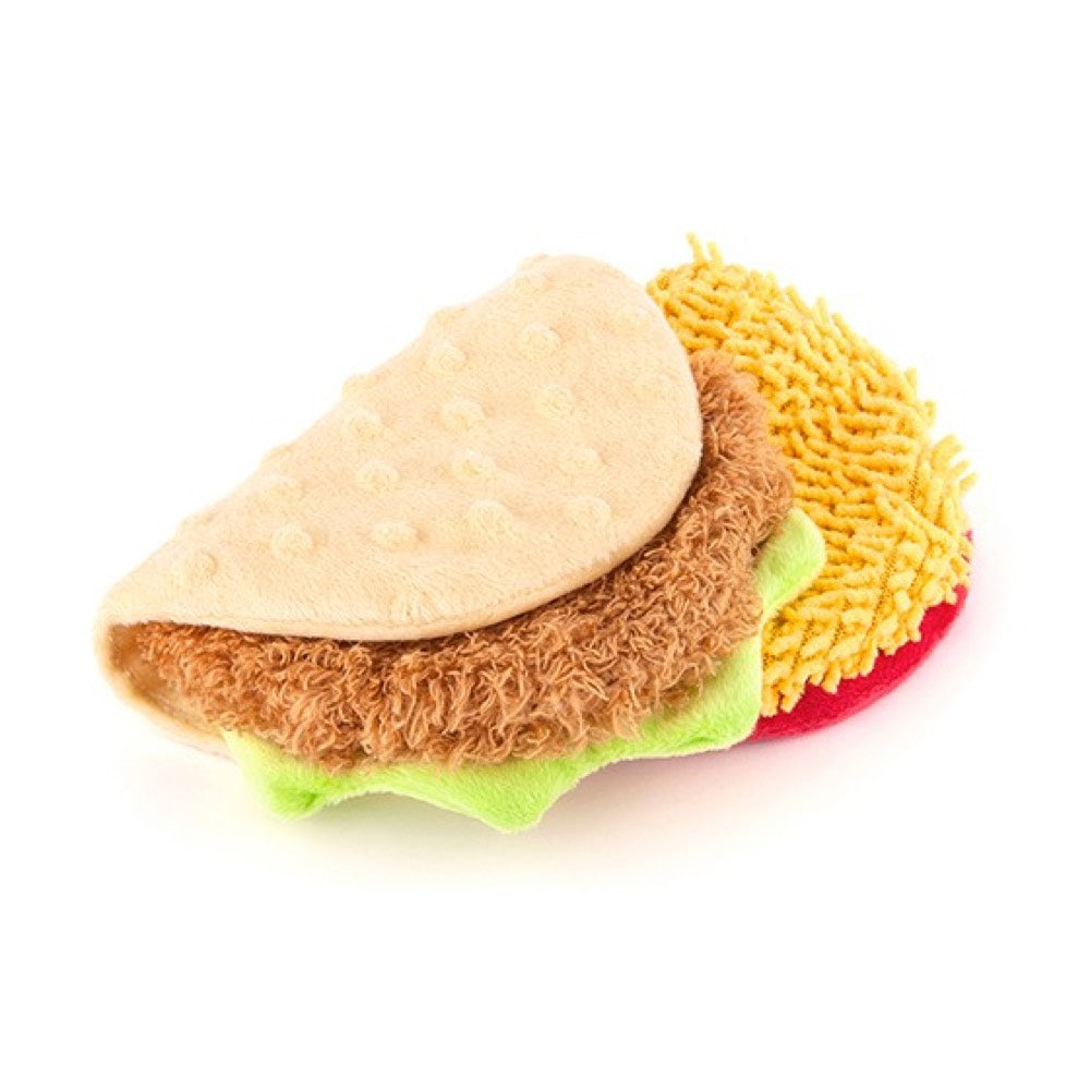 PLAY International Classic Taco Plush Dog Toy - Kohepets