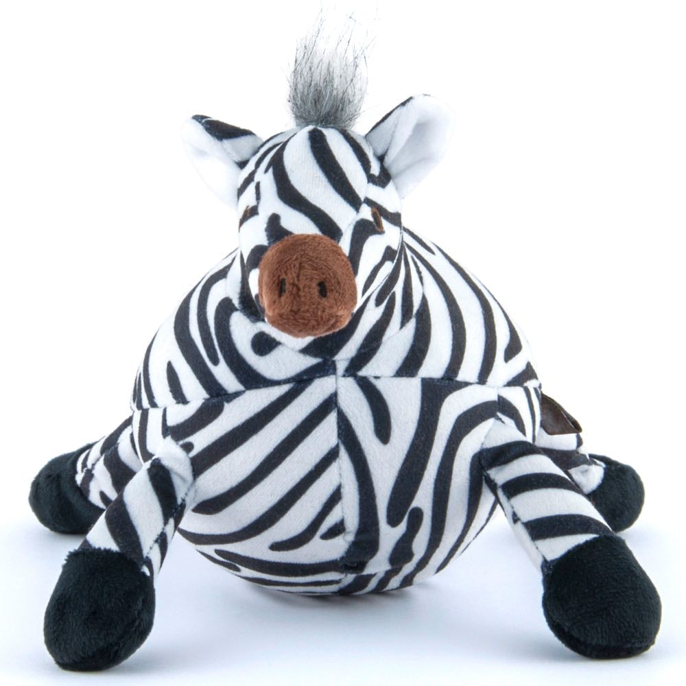 PLAY Safari Wildlife Zara The Zebra Plush Dog Toy - Kohepets