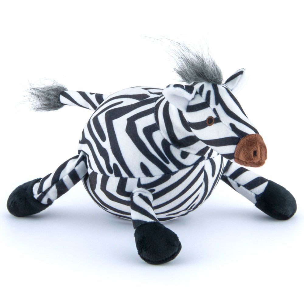 PLAY Safari Wildlife Zara The Zebra Plush Dog Toy - Kohepets