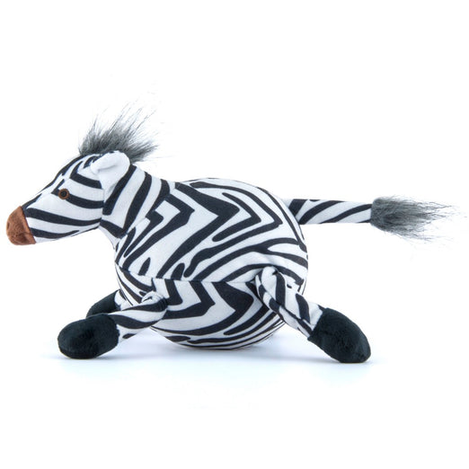 PLAY Safari Wildlife Zara The Zebra Plush Dog Toy - Kohepets
