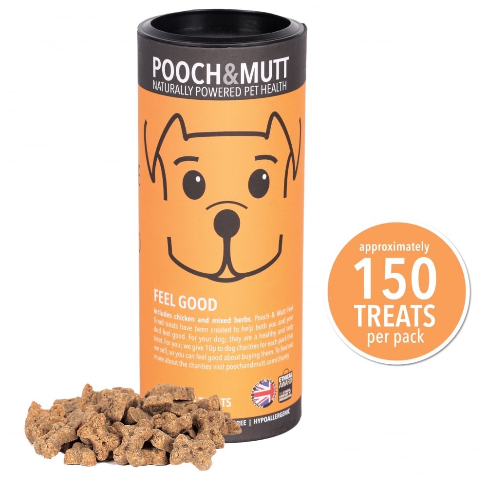 Pooch & Mutt Feel Good Dog Treats 125g - Kohepets