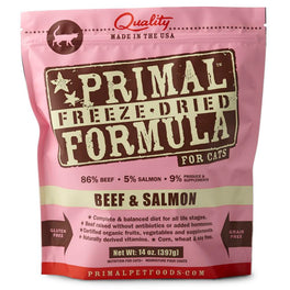 'BUNDLE DEAL: Primal Freeze Dried Feline Beef & Salmon Formula Cat Food 14oz - Kohepets