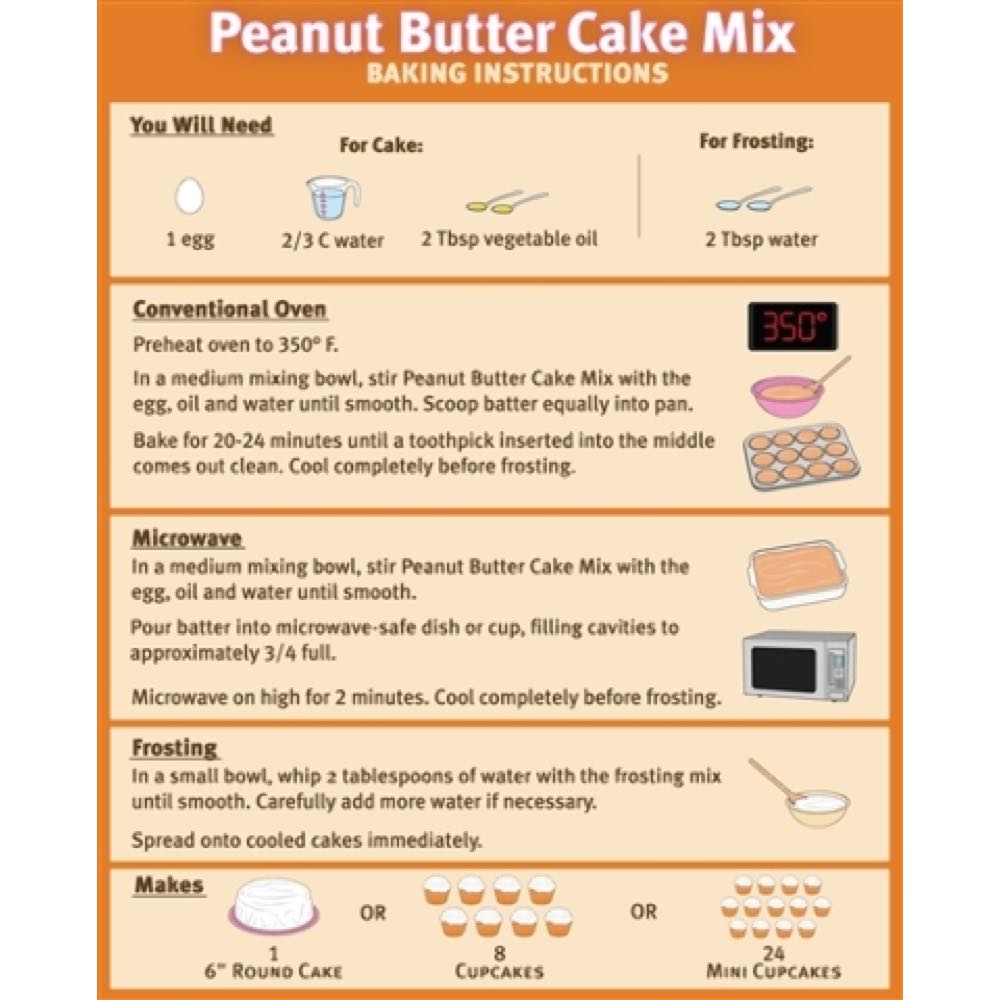 Puppy Cake Peanut Butter Microwaveable Cake Mix For Dogs 255g - Kohepets
