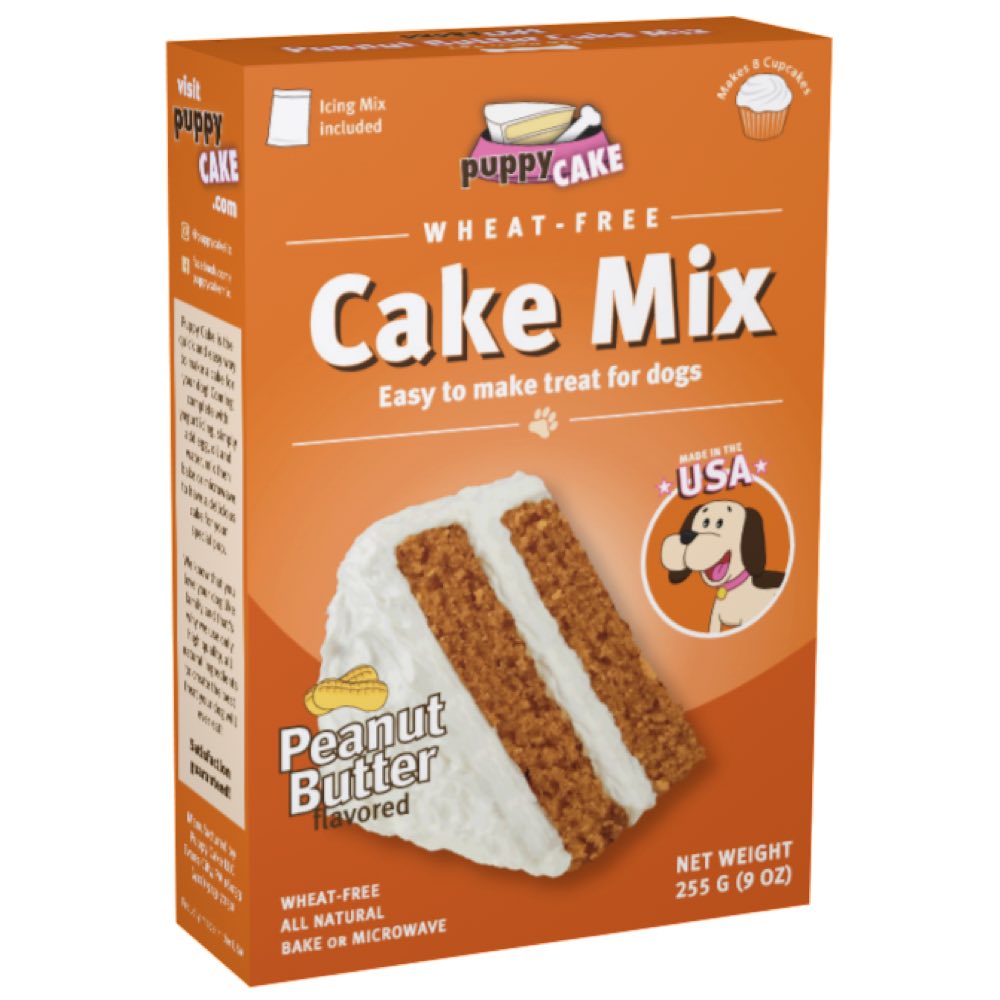 Puppy Cake Peanut Butter Microwaveable Cake Mix For Dogs 255g - Kohepets