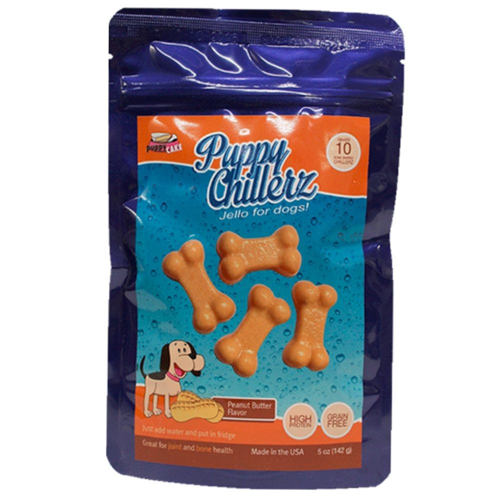 Puppy Chillerz Peanut Butter Flavour Jello For Dogs 5oz - Kohepets