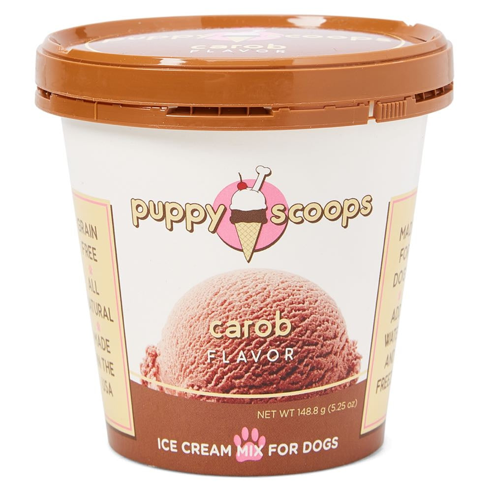 Puppy Scoops Carob Flavour Ice Cream Mix For Dogs - Kohepets