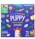 PetCubes Puppy Gently Cooked Chicken Grain-Free Frozen Dog Food 2.25kg