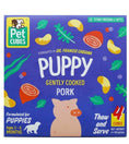 PetCubes Puppy Gently Cooked Pork Grain-Free Frozen Dog Food 2.25kg