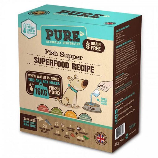 PURE Fish Supper Freeze Dried Dog Food Kohepets