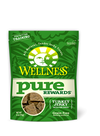 Wellness Pure Rewards Grain-Free Turkey Jerky Dog Treat 170g - Kohepets