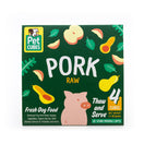 PetCubes Raw Pork Grain-Free Frozen Dog Food 2.25kg