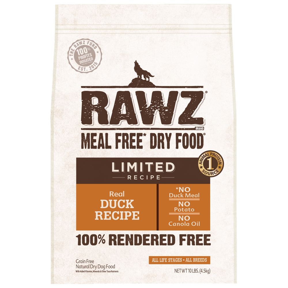 RAWZ Limited Recipe Real Duck Grain Free Dry Dog Food - Kohepets