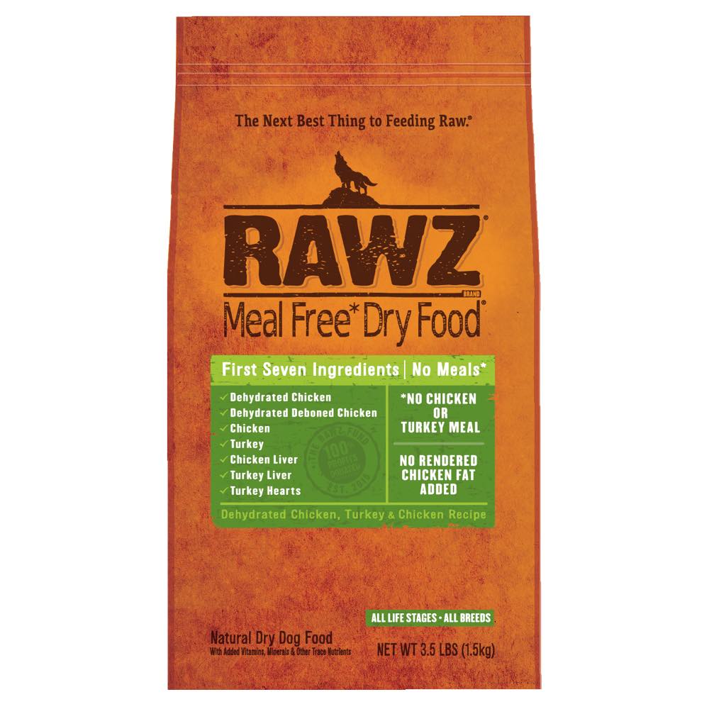 RAWZ Meal Free Dehydrated Chicken, Turkey & Chicken Recipe Dry Dog Food - Kohepets