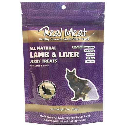 Real Meat All-Natural Lamb & Liver Recipe Jerky Cat Treats 3oz - Kohepets