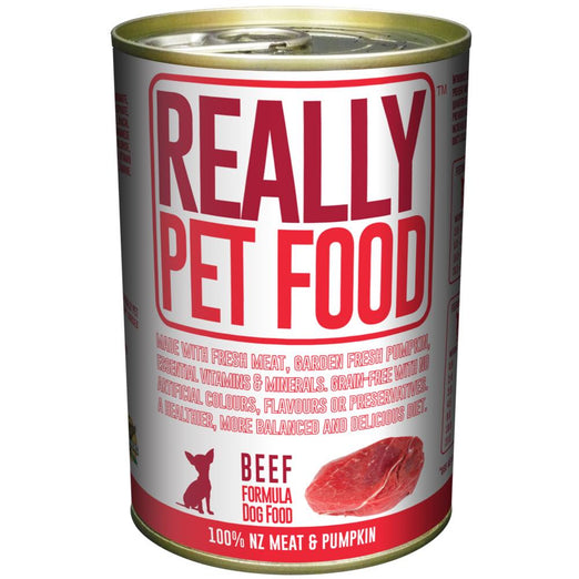 Really Pet Food Beef Canned Dog Food 375g - Kohepets
