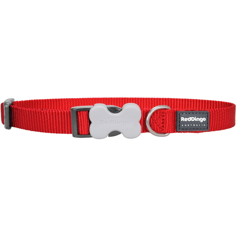Red Dingo Classic Dog Collar 15mm - Kohepets