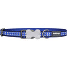 Red Dingo Reflective Dog Collar - Medium
