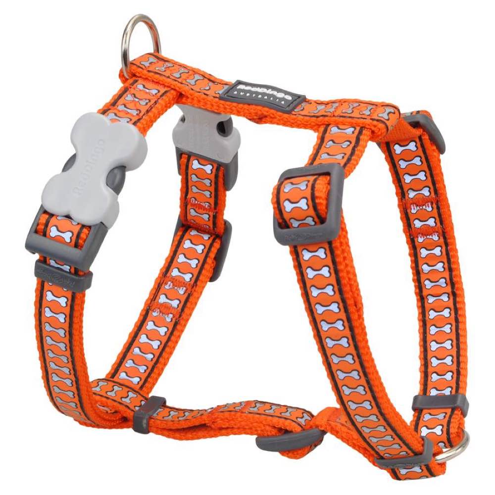 Red Dingo Reflective Dog Harness - Large - Kohepets