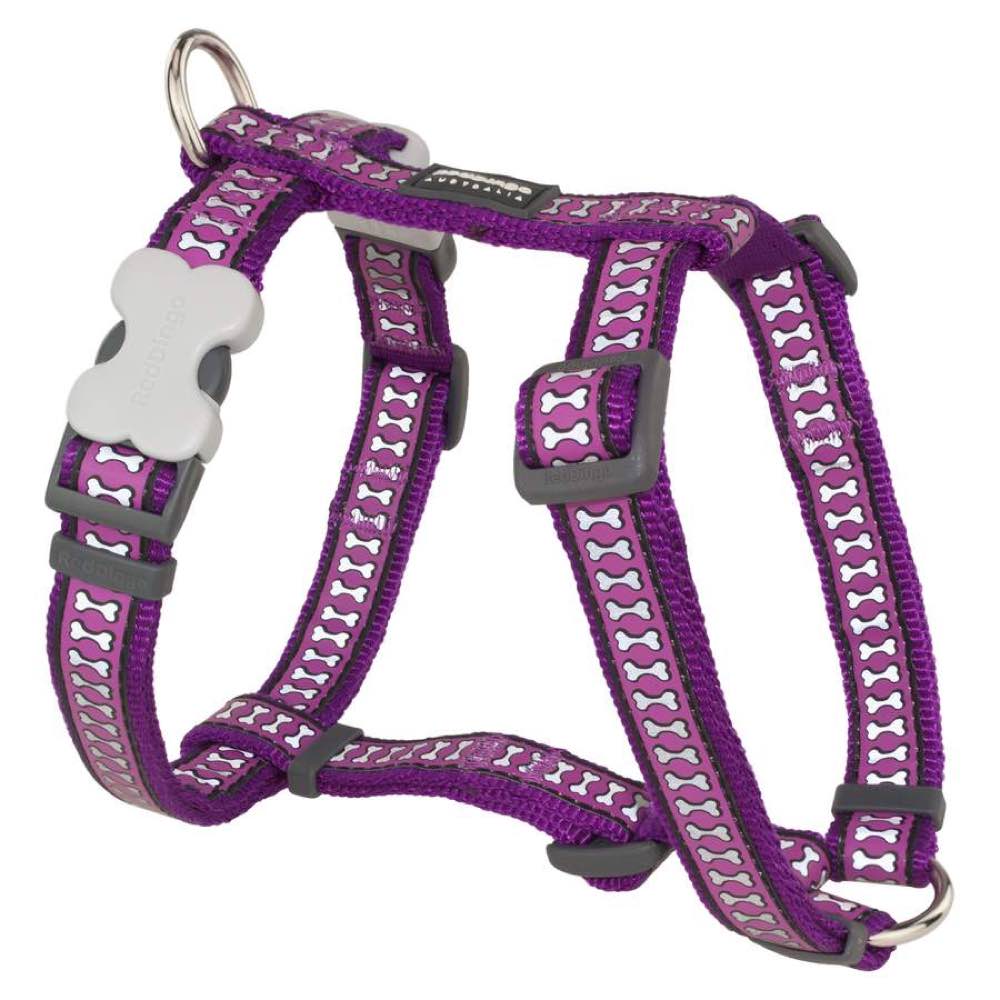 Red Dingo Reflective Dog Harness - Large - Kohepets