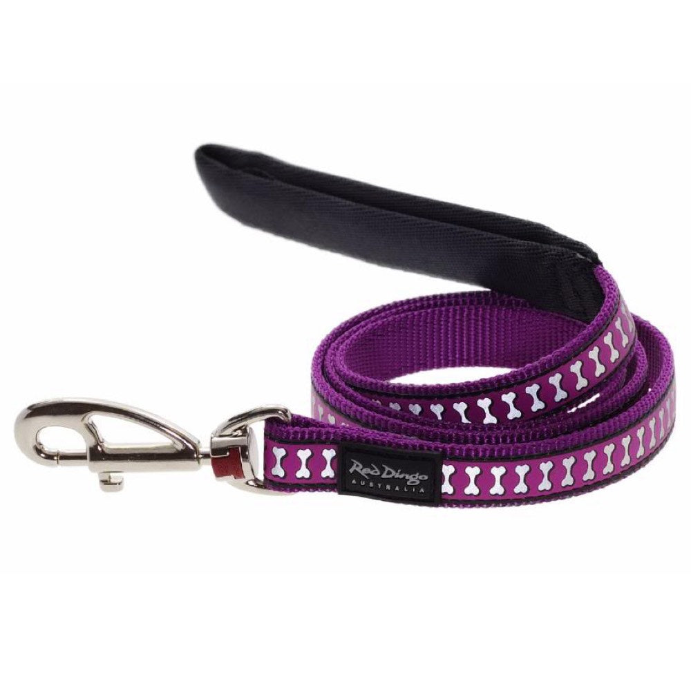 Red Dingo Reflective Dog Lead - Small - Kohepets